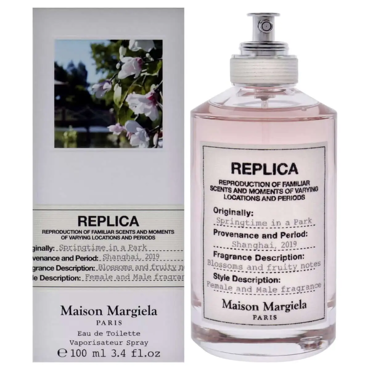 Replica Springtime In A Park by Maison Margiela EDT 3.3 / 3.4 oz New in Box, Captivating Fragrance, Elegant Floral Fragrance