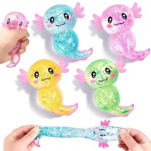 Cute Squishy Series Stress Relief Toys, Soft Maltose Feeling Sensory Fidget Salamander for Adults & Kids, Ultra Soft Slow Rising Balls, Anxiety Relief & Birthday Party Gifts, Squishy Fun