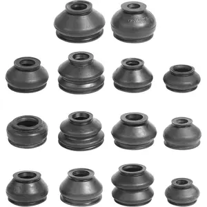 Tie Rod Boot,Tie Rod End Boots, Accessories Turn To Rod Arm Ball Joint  Dust Protection Rubber Cover Track Rod End Set, Suspension Steering  Accessories,Fit for
