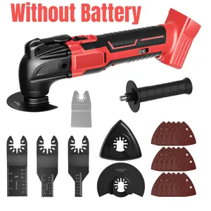 Cordless Oscillating Multi-Tool for Milwaukee 20V Battery Portable Brushless Motor 6 Variable Speed Multi-Tool for Scraping,Sanding,Cutting Wood