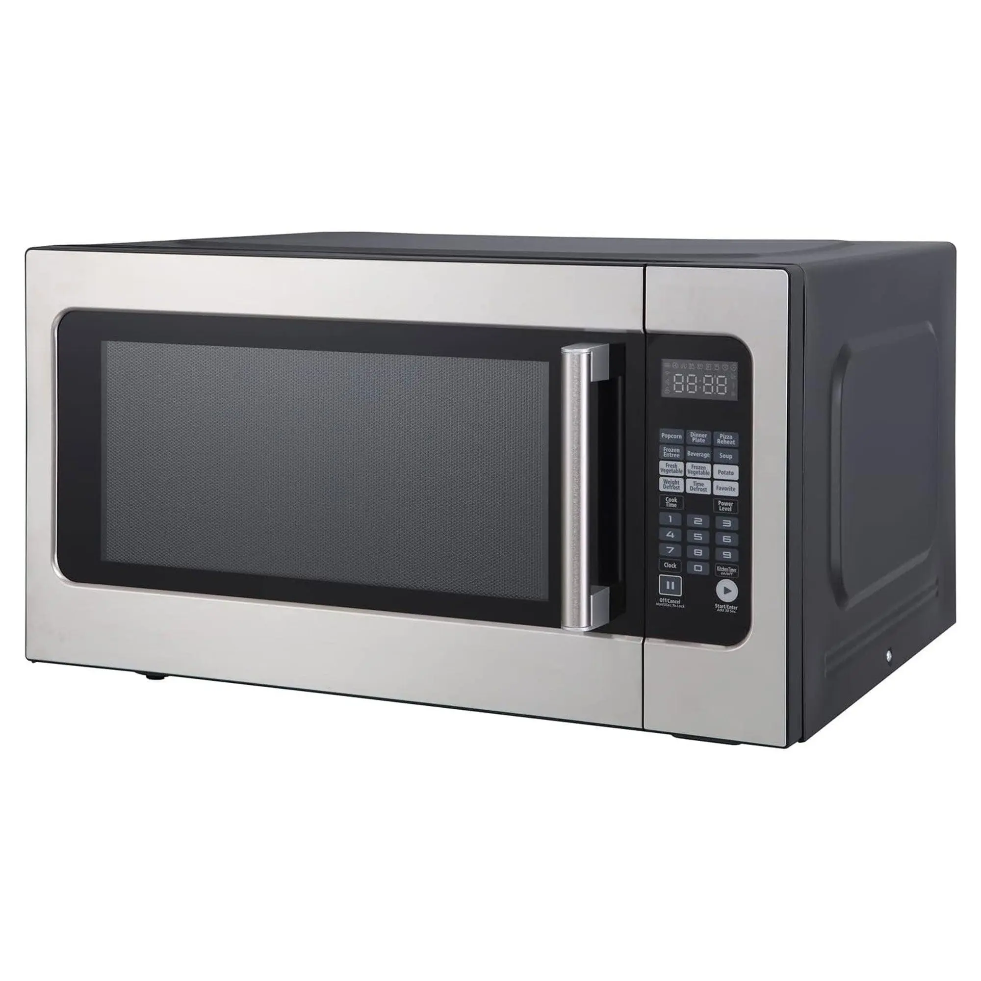 Magic Chef 1,200 Watt 2.2 Cubic Feet Digital Touch Countertop Microwave, Silver Magic Chef 1,200 Watt 2.2 Cubic Feet Digital Touch Countertop Microwave, Silver