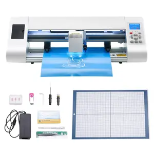 Professional Vinyl Cutting Machine With Automatic Edge Detection And Adjustable Cut Depth For Precise Sign Making, Heat Transfer, And Sticker Projects; Desktop Cutter Plotter Compatible With PVC, Vinyl Sheets, And Car Wrap