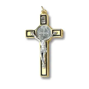 Saint Benedict Crucifix Golden/Black Color