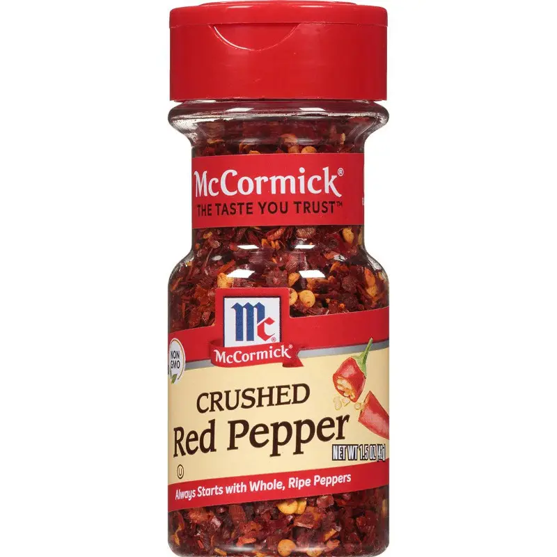 McCormick Crushed Red Pepper Spice 2-Pack, 1.5oz Trusted Quality Spicy Cooking Seasoning, Versatile Kitchen Staple with Kick of Heat Boost