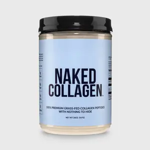 Naked Collagen - Premium Grass-Fed Collagen Peptides Protein Powder - 20 oz - 9g Protein - Only 1 ingredient - For Healthy Joints Bones Gut Hair Nails