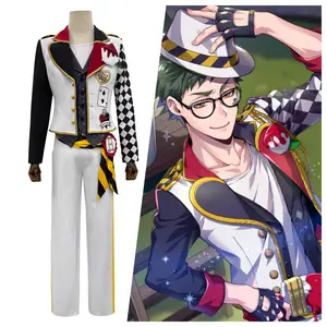 Twisted Wonderland Cosplay Jacket - Trey Clover Style Grey Vest Costume Apparel