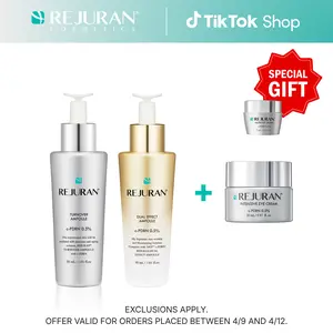 REJURAN Turnover Ampoule 30ml & Dual Effect Ampoule 30ml Bundle with Eye Cream
