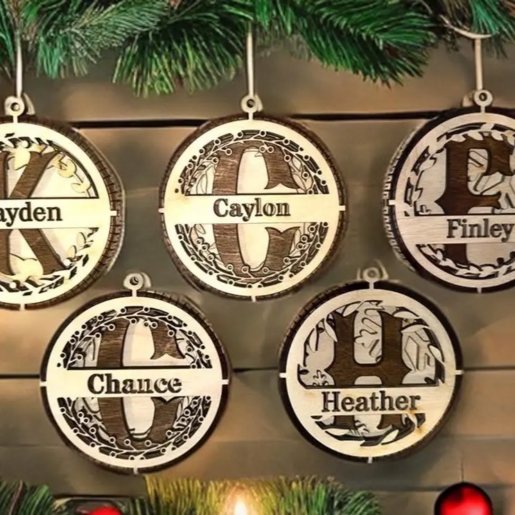 Personalized Monogram Christmas Ornament: An Heirloom Keepsake holiday decor