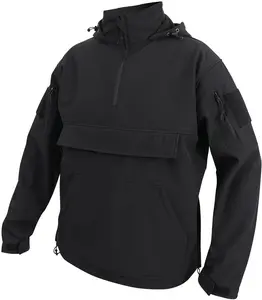 Black Concealed Carry Soft Shell Anorak