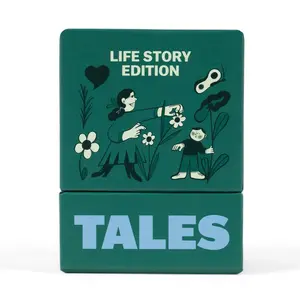 TALES Life Story Edition - 150 Expert-Crafted Question Cards for Preserving Memories & Stories - Premium Matte Finish Card Deck for Family & Friends Game Night conversations, Road Trips, Dinner Table, Getting to Know You