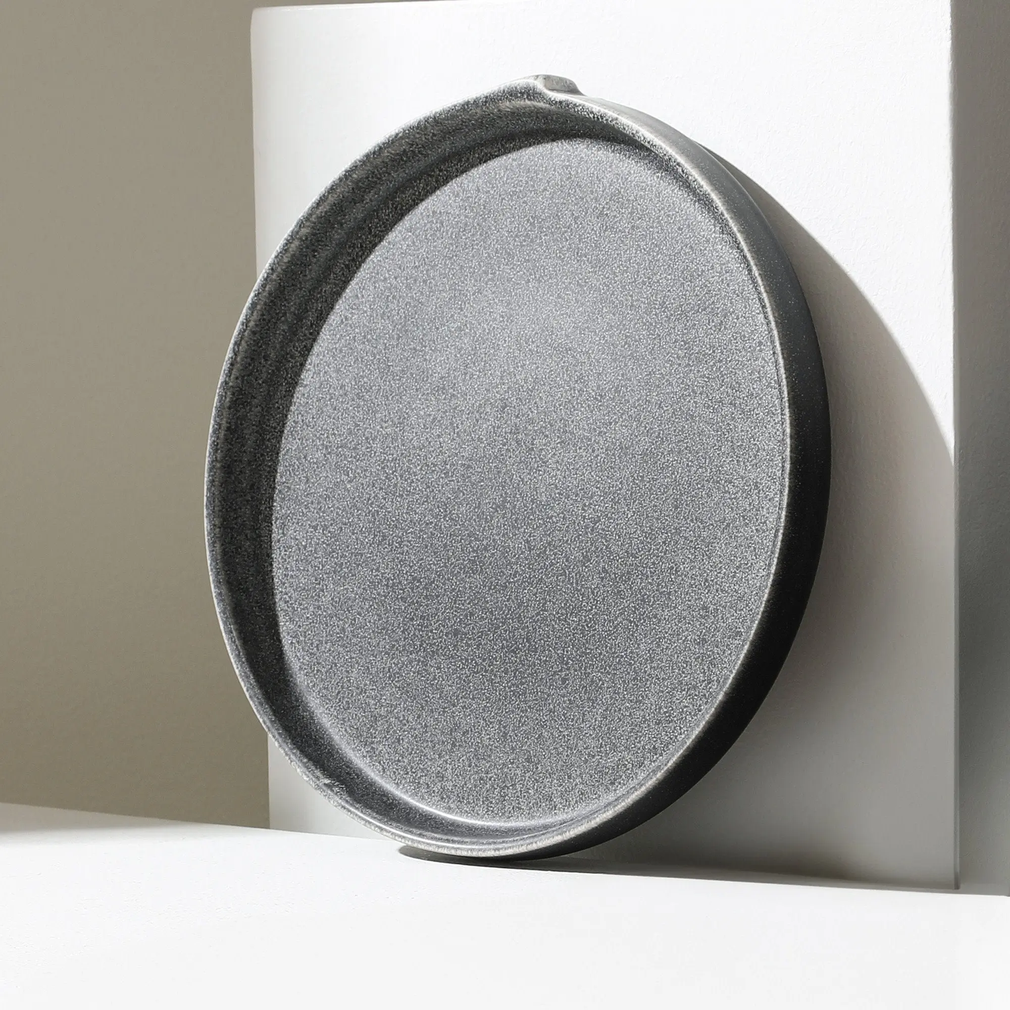 Bao Stoneware Salad Plate - Charcoal