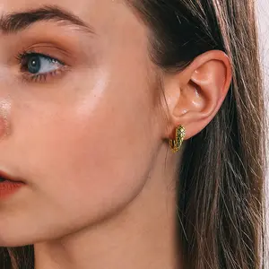 FindChic Snake Hoop Earrings Stainless Steel Animal Gothic Punk Serpent Hip Hop Dangle Drop Earring Unisex For Women Men Girlfriend Boyfriend