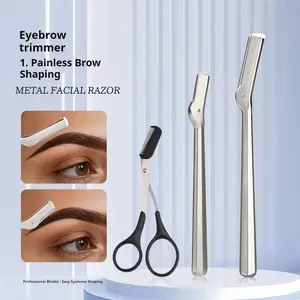 Dermaplaning Tool for Women – At-Home Facial Exfoliation Zinc Alloy Material Razor – Removes Peach Fuzz & Dead Skin for Smoother, Brighter-Looking Skin Dead Skin Remover