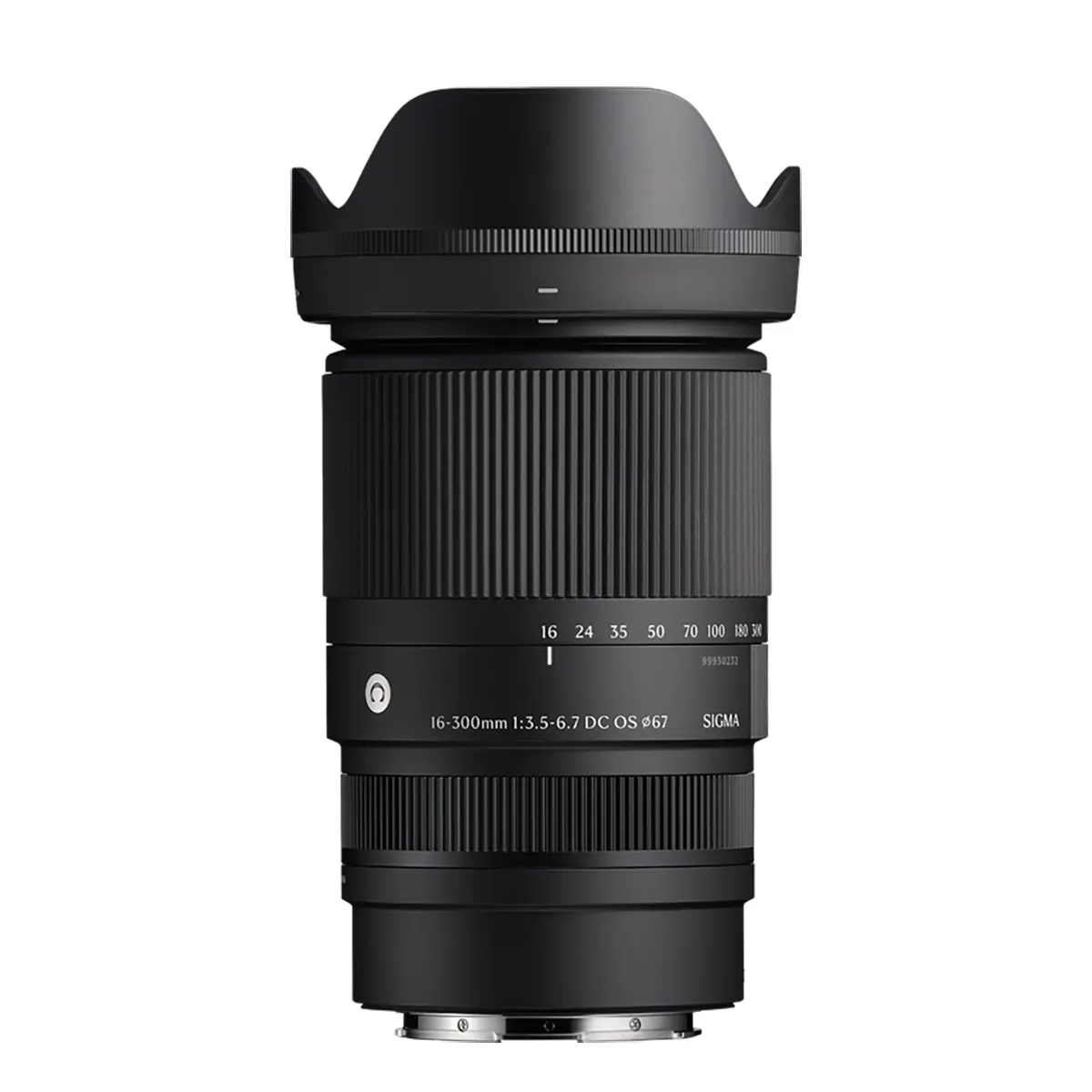 Sigma 16-300mm f/3.5-6.7 DC OS Contemporary Portable Camera Lens for L Mount with Lock, Black, Smooth