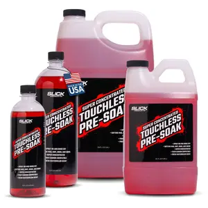 Slick Products Super Concentrated Touchless Pre-Soak 16oz/32oz/64oz/128oz - Effortless Stain Removal & Fresh Watermelon Scent for Vehicle Exteriors