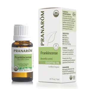 Pranarom Frankincense Essential Oil – Bio | Certified Meditation Oil 100% Pure Aromatherapy Oil for Relaxation, Skin Care, Massage & Diffuser | Stress Relief & Soothing Scent | Holiday Wellness Gift