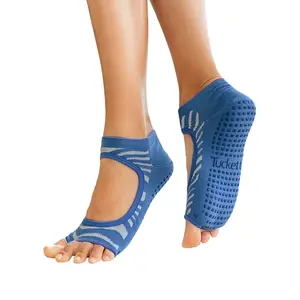 Allegro Toeless Grip Socks - Patented High Performance Socks for Yoga, Pilates, Barre and Martial Arts