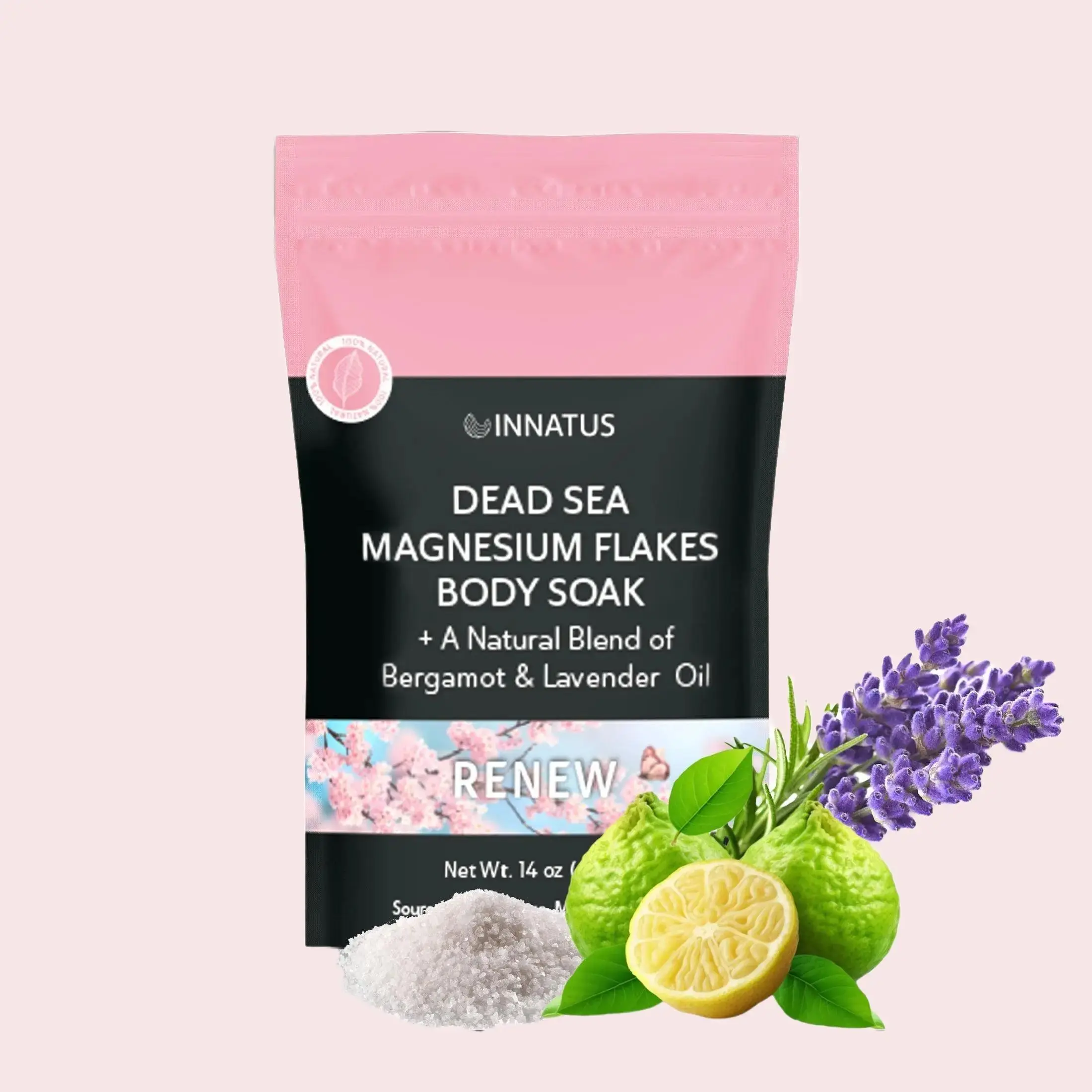 Pure Dead sea magnesium flakes Renew soak