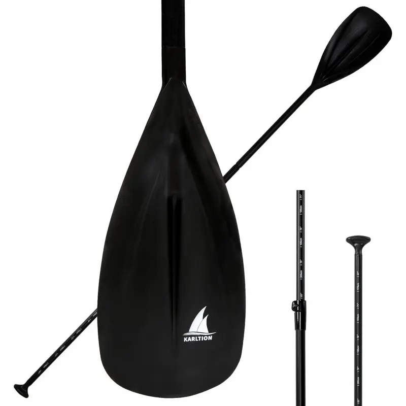 Aluminum SUP Paddle, 3-Piece Adjustable with Fiberglass Blade, Floating Design for Stand Up Paddleboarding and Surfing, Aluminum Paddles
