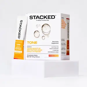 Stacked Fitness Hydration – TONE – Electrolyte Hydration Mix with Creatine – Strawberry Mango