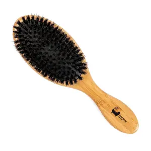Eco Bath London Bamboo Hairbrush with Boar Bristles - Natural Sustainable Hair Care Solution