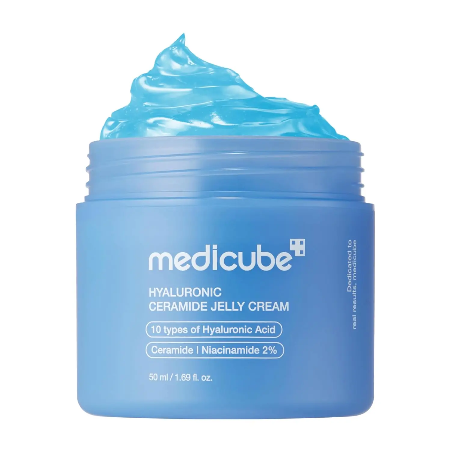 [Official Medicube Partner] Hyaluronic Ceramide Jelly Cream 50ml - Daily Moisturizer for All Skin Types | Long-lasting Hydration with Hyaluronic Acid, Ceramides, Multi Peptides | Supports Skin's Natural Barrier
