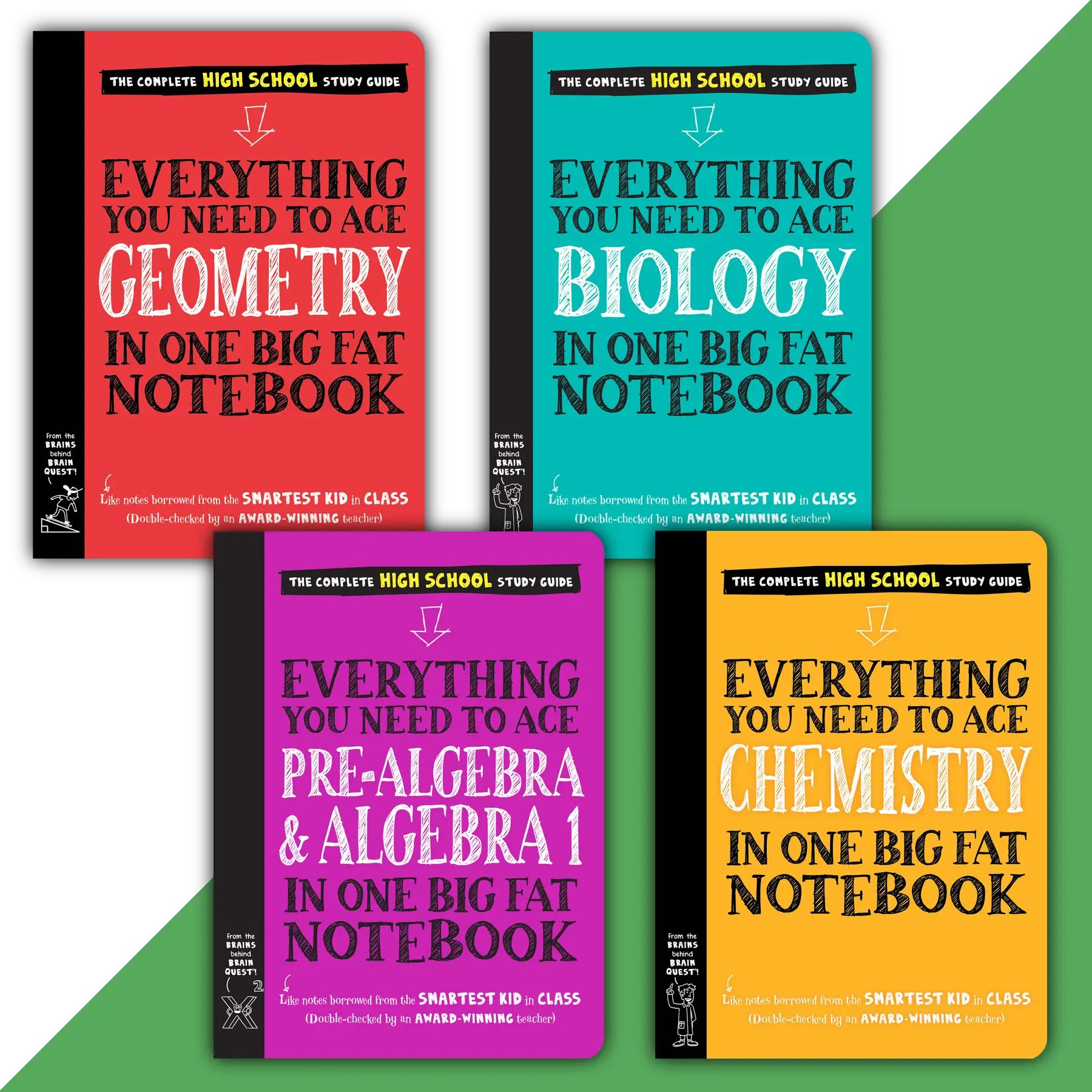 Big Fat Notebook High School 4-book set