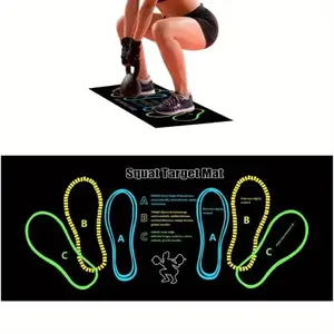 Deep Squat Training Pad Set, Easy Clean Knee Pads for Deep Squats, Enhance Safety with Durable Fitness Equipment Accessories, Gym Mat