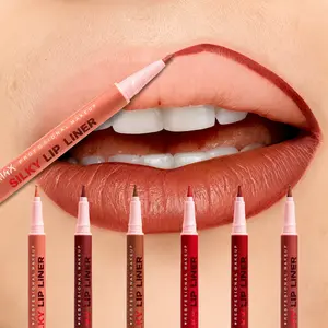Waterproof Lip Liner Stain Pencil – Long Lasting Transfer-Proof Lip Makeup for Plump, Smooth & Defined Lips