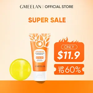 GMEELAN CALENDULA GOLD ESSENTIAL OIL SOAP 100G & GMEELAN Orange Enzymes Exfoliating Gel 50G