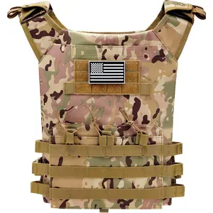 Tactical Outdoors Vest,Fully Adjustable Breathable,Lightweight Modular Paintball Police Airsoft Vest