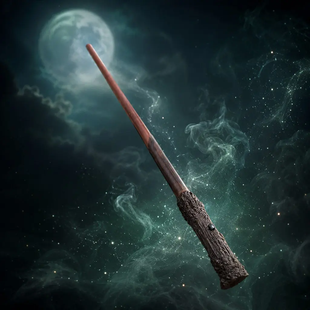 Big Opening Magic Wand Toy, Fantasy Wizard Wand Prop for Cosplay, Holiday Party & Festival Gift for Adults,Ideal Gift for Collectors