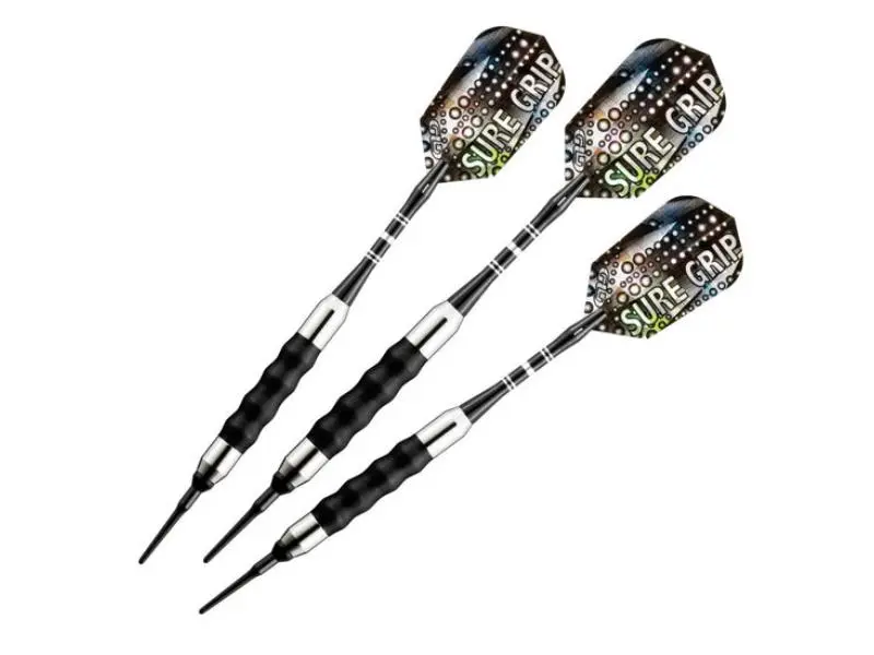 Viper 20-0006-20 20 g Sure Grip Darts Soft Tip Darts, Black