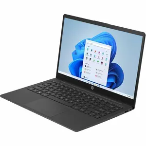 Brand New HP 14-ep0000 14"-8GBRAM-256GB SSD-Essential Notebook - Intel Core N-Series-11.5 Hr Battery - Jet Black Windows Laptop with Copilot