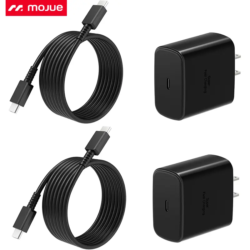Super Fast Charger USB C, 2Pack PPS Type C Charging Block with 6FT USB-C Phone Cable for Samsung Galaxy S25 +/Ultra /S24 S23 S22 +/Ultra/ S21 S20/Tab S9, iPhone 17/16/15