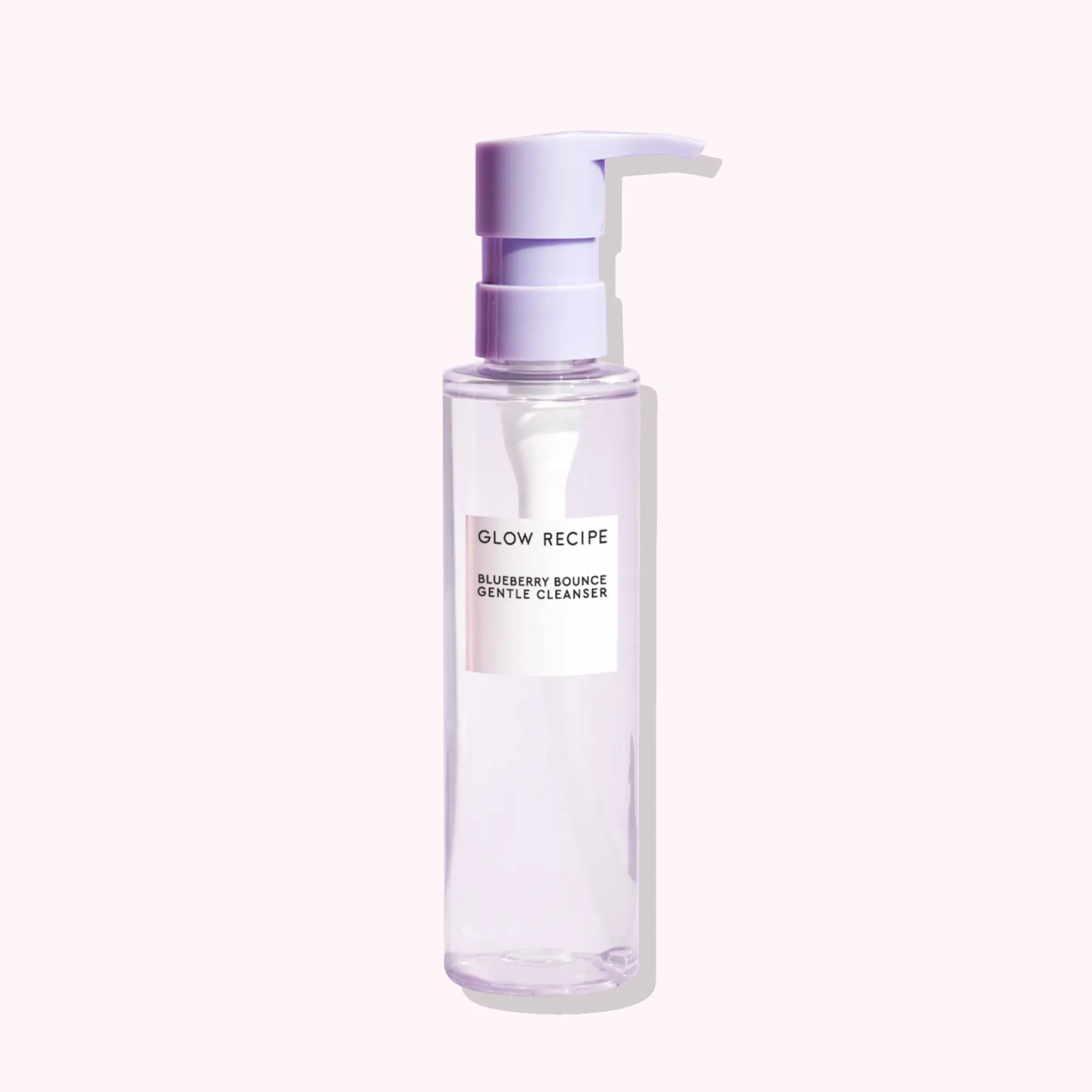 Glow Recipe Blueberry Bounce Gentle Cleanser - 3-in-1 Hydrating Makeup Remover & Exfoliating Face Wash with Hyaluronic Acid, AHA, Vitamins for Uneven Skin Tone, Hyperpigmentation Treatment, Natural Beauty Glowup, Fresh and Clean Skin