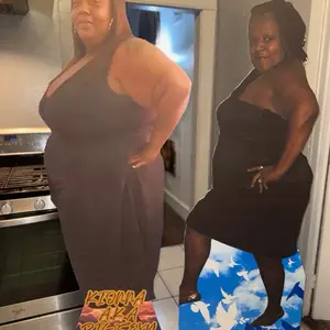 Custom Life Size Cardboard Cutout, Personalized Photo Standup, High Resolution Print, Decor for Weddings, Birthdays, Graduations & Events, 1-8 FT to Choose, Upload Your Photo