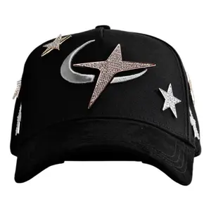 New Barbas Hats CT Galaxy G5 Black Cap