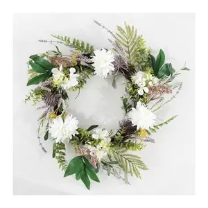 Safavieh Faux 24" Dahila & Olive Wreath