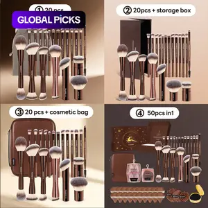 MAANGE Professional Soft Makeup Brush Set, Makeup Brush Kit, 1 set Multifunctional Cosmetic Brushes for Powder Liquid Cream, Makeup Tools for Women #GLOBAL PICKS