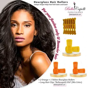 1 Pack of Yellow HGR – Pack of 12 + 2 Orange  – Pack of 12 + 12 pack of Bella Hair Clips