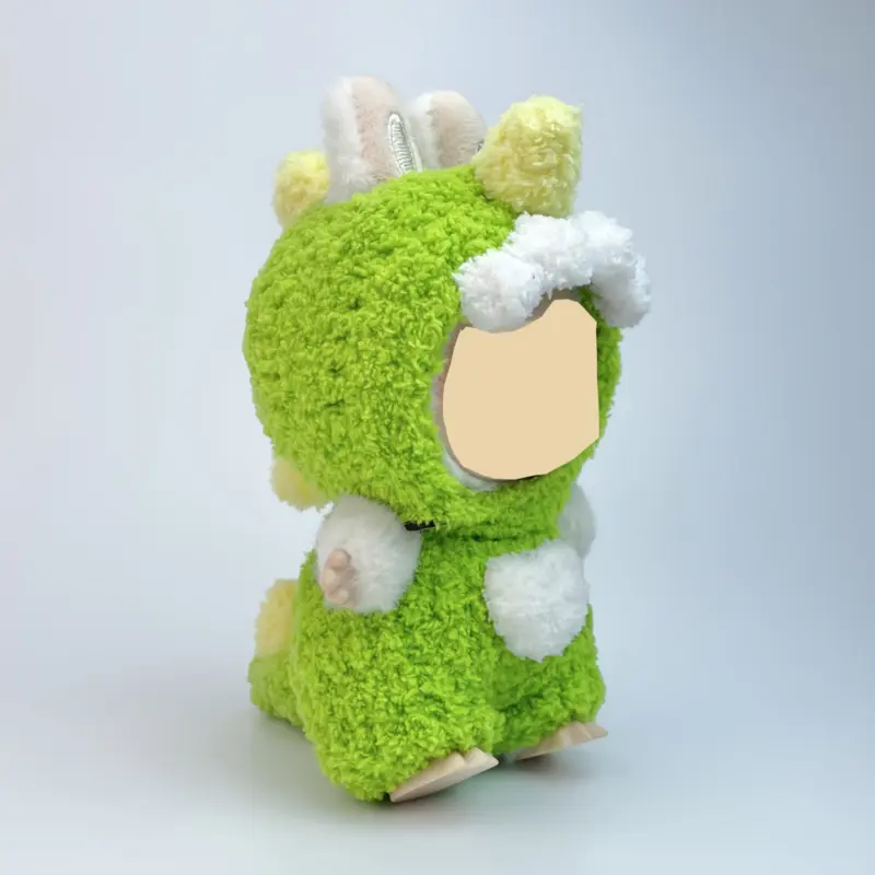 LABUBU Handmade Hand-Woven Dinosaur Costume Set for 15cm-17cm Dolls, Soft Polyester Material, Soft and Comfortable, Ideal Birthday Gift for 3+ Years Old Doll Enthusiasts