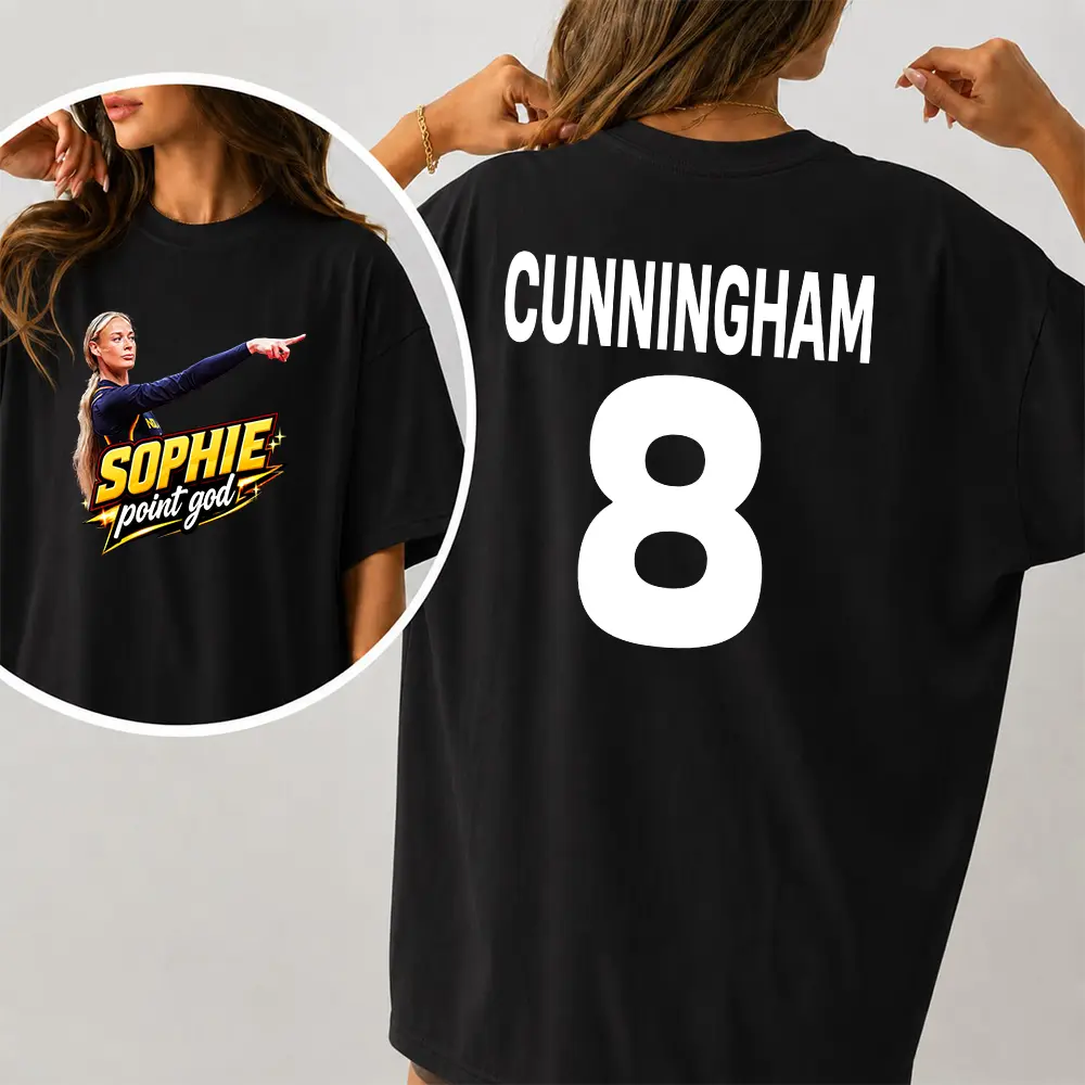 Sophie Cunningham 8 Fan Shirt, Basketball Graphic Tee, Point God Sports T-Shirt, Game Day Gift