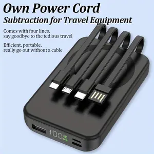 10000mAh Portable Charger Magnetic Wireless Power Bank with LED Digital Display, 22.5W PD Fast Charging Battery Pack for iPhone 17/16 /15/14/13 Series