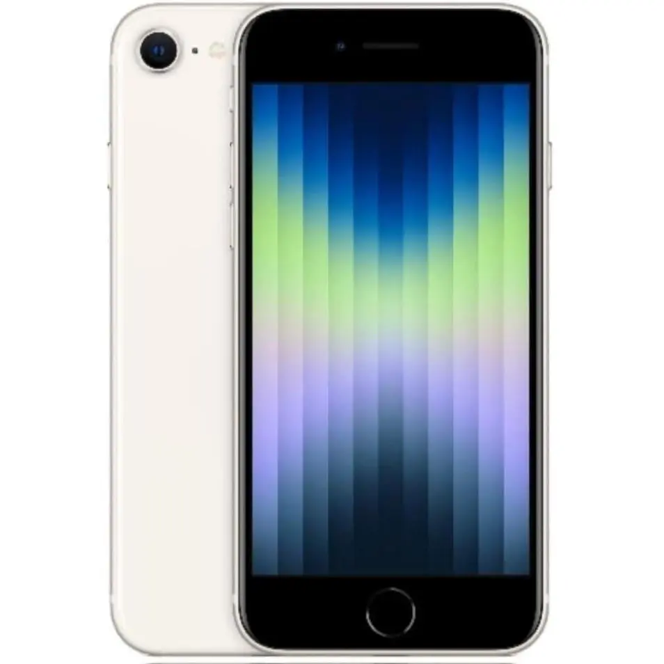 REFURBISHED Apple iPhone SE 3rd Gen 64GB Starlight - Unlocked - Excellent