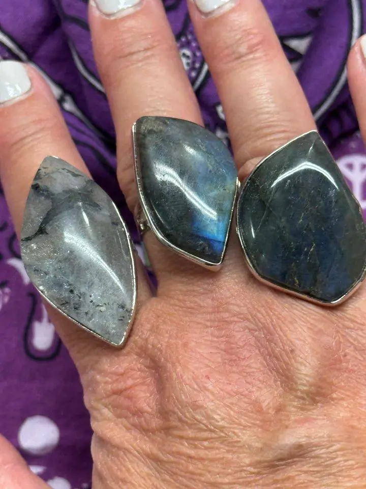 Labradorite Adjustable Ring Handmade Jewelry Labradorite Adjustable Ring Handmade Jewelry