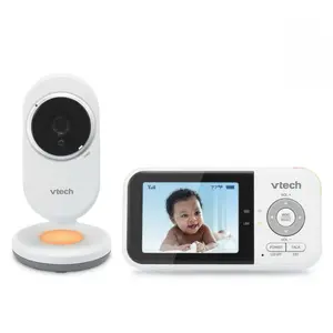 VTech 2.8 inch Digital Video Baby Monitor with Night Light, VM3254