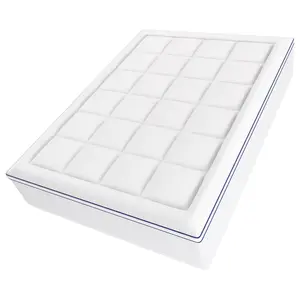 VEVOR Mattress Topper, TikTokShopBlackFriday, Queen Size, 4 in Thickness, Memory Foam, Fiber Fill, Detachable & Washable, Ergonomically Designed for Pressure Relief, Comfortable Cooling & Breathable, Ideal for Hot Sleepers