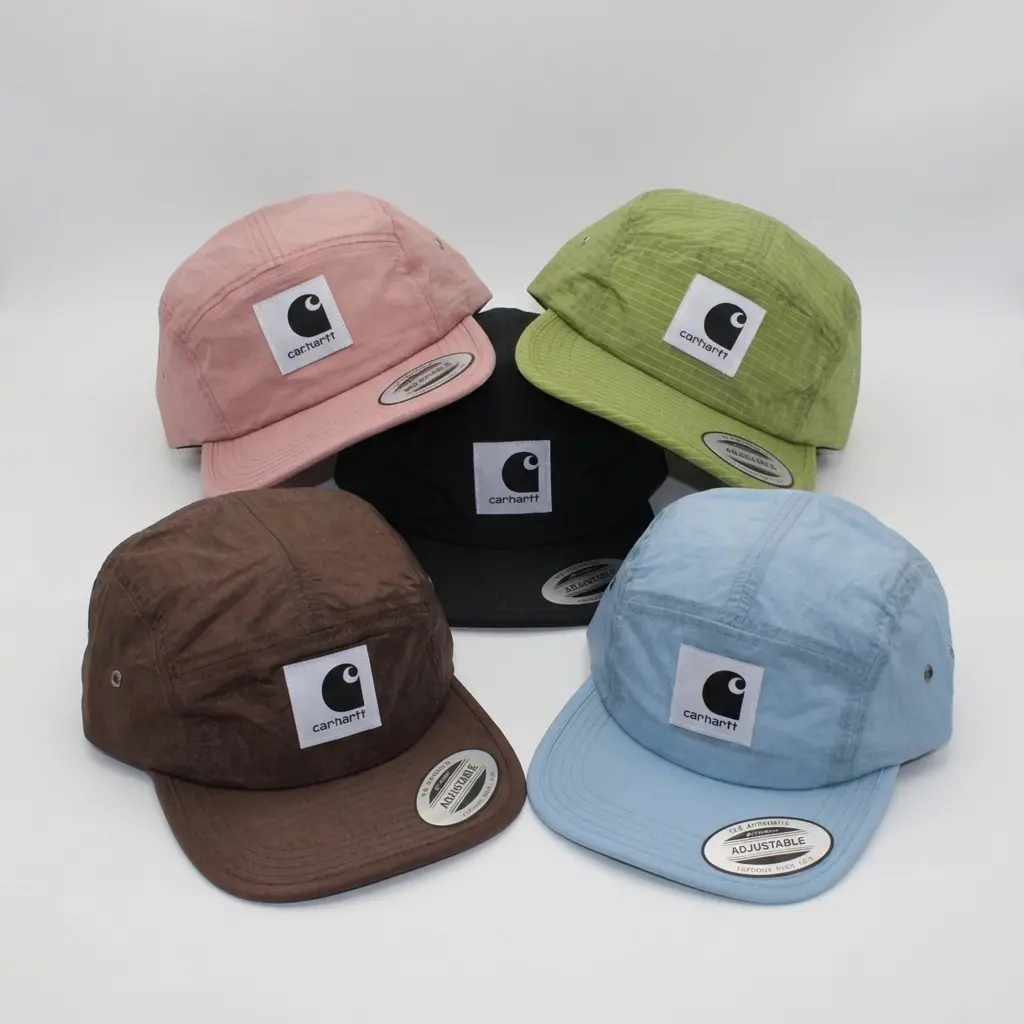 Carhartt Unisex Checkered Flat-Brim Cap, Quick-Drying and Breathable Street Dance and Skateboarding Cap