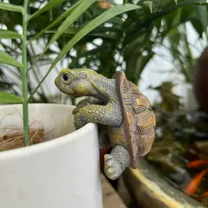 Simulation Turtle Design Garden Decoration, Resin Ornament, Outdoor Garden Decoration, Garden Sculptures & Statues, Home Decor